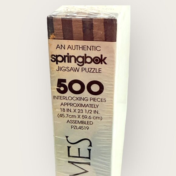 Springbok Village D'Antan Jigsaw Puzzle 500 Pieces New Factory Sealed - Picture 2 of 3